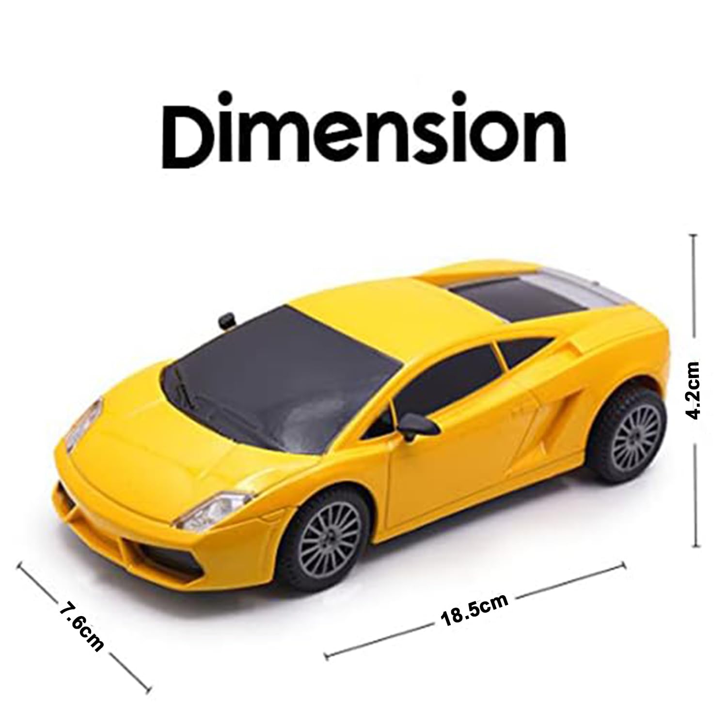 1:24 Scale Rechargeable Remote Control Car (Lamborghini)