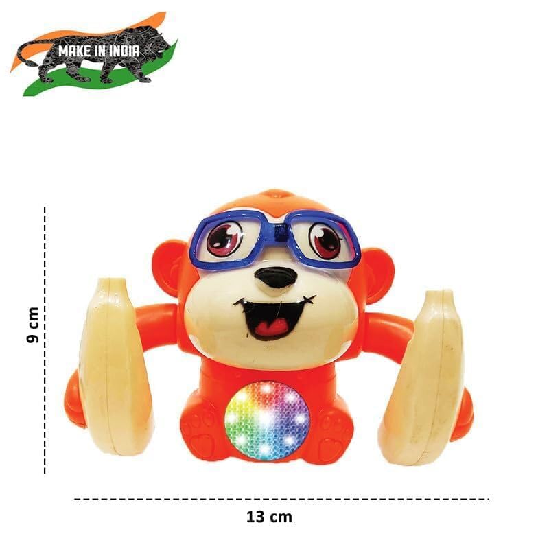 Dancing & Rolling Monkey Musical Baby Toy