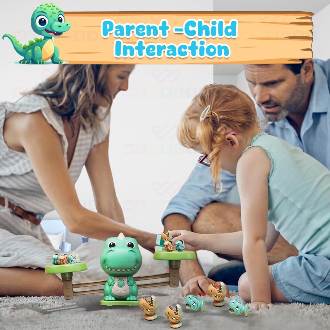 2-In-1 Dino Balancing Toy for Counting & Number Learning