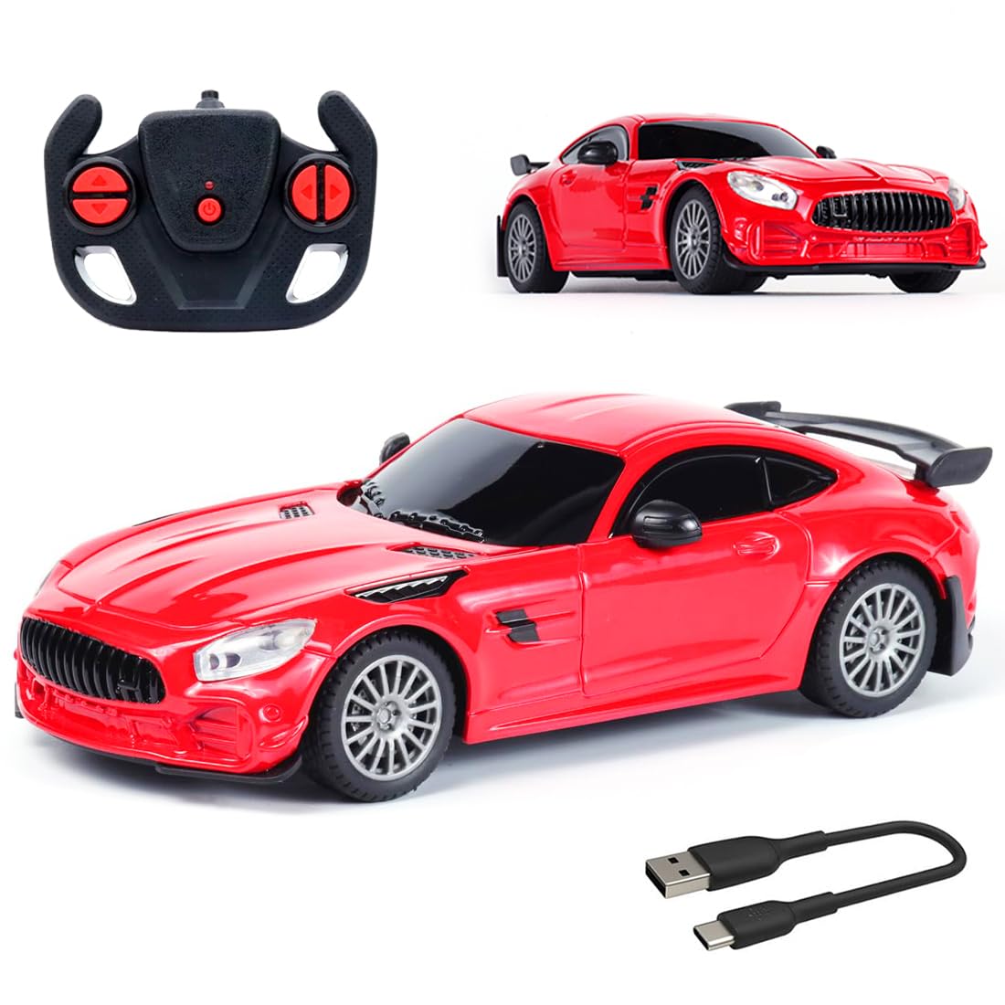 Rechargeable Remote Control RC Toy Car (Mercedez AMG)