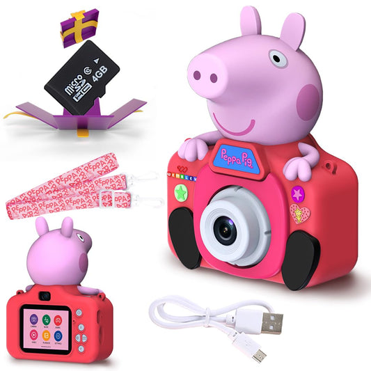 Peppa Pig Digital Camera with Video Recorder for Kids (Pink)