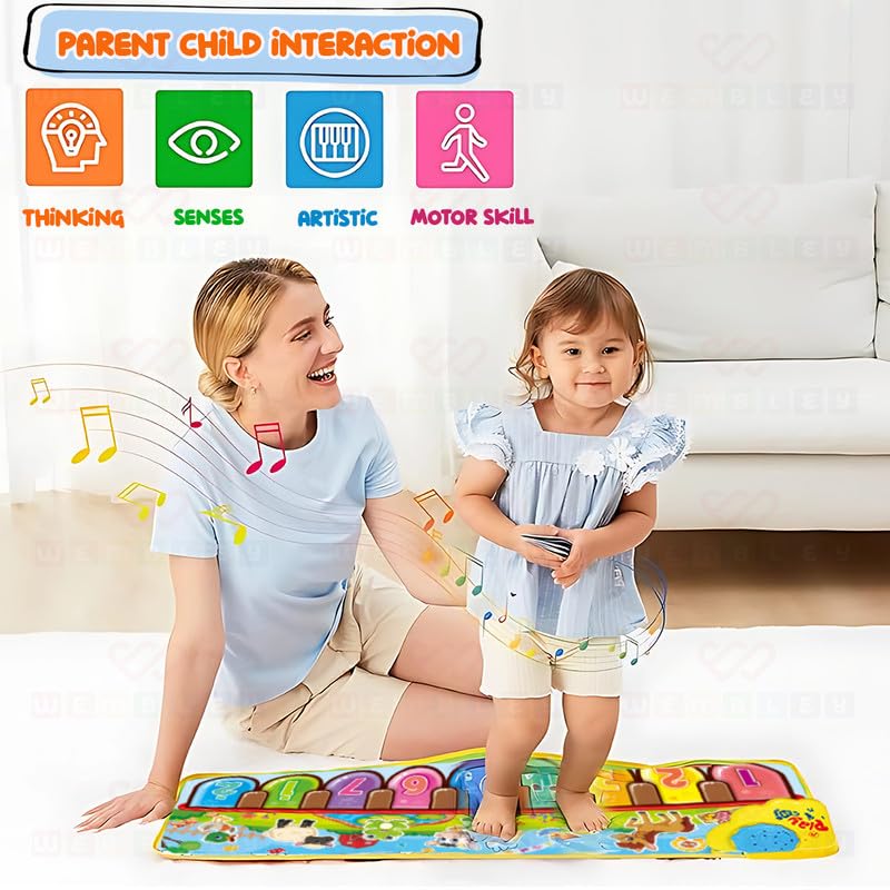 Musical Piano Mat with Animal Sounds & Music (Animal)