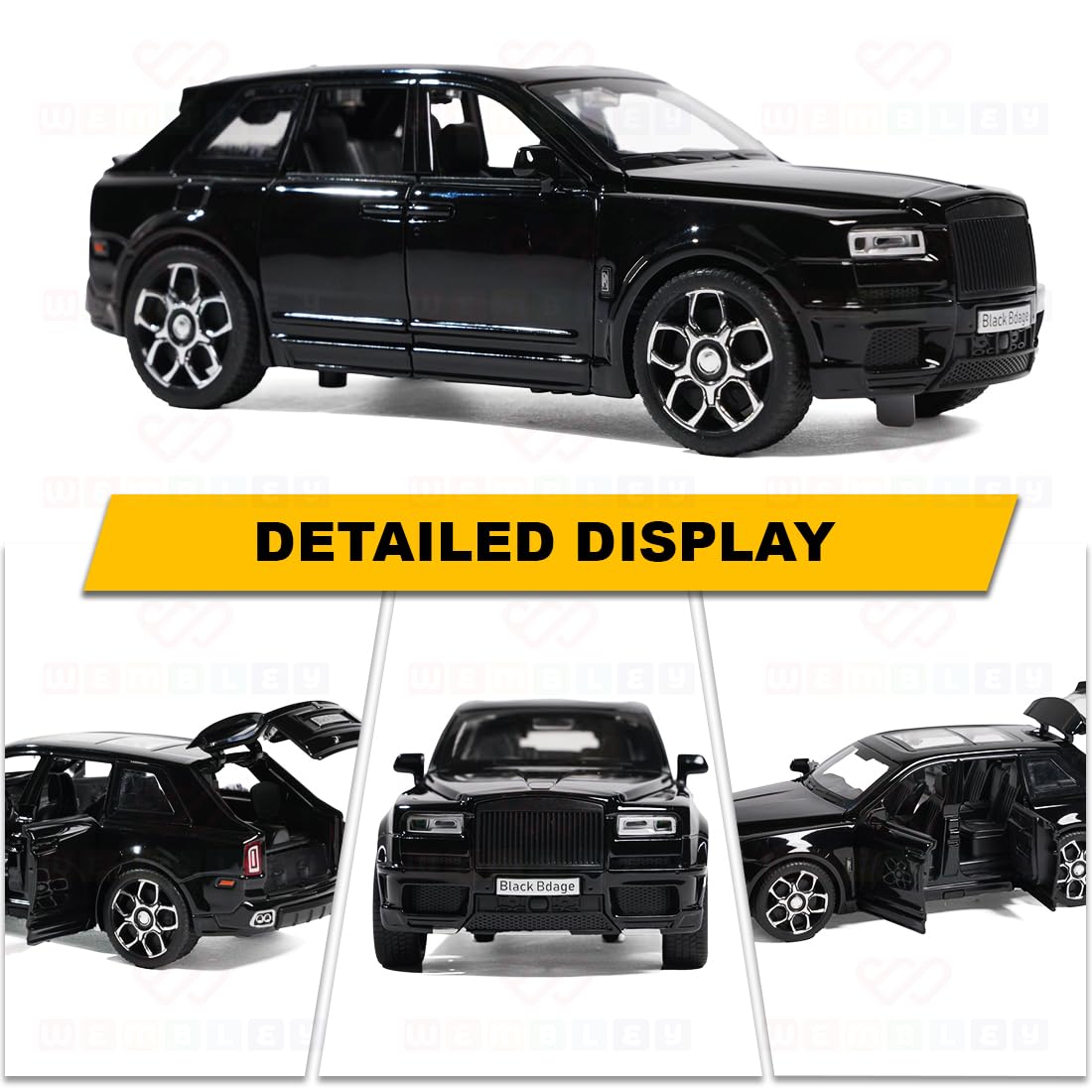 Metal Pull Back Toy Die-cast Model Car (Rolls Royce)