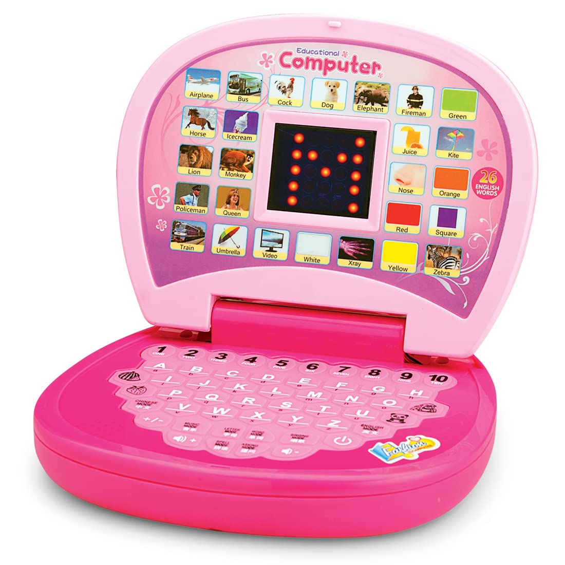 Educational Baby Laptop for Kids (Pink)