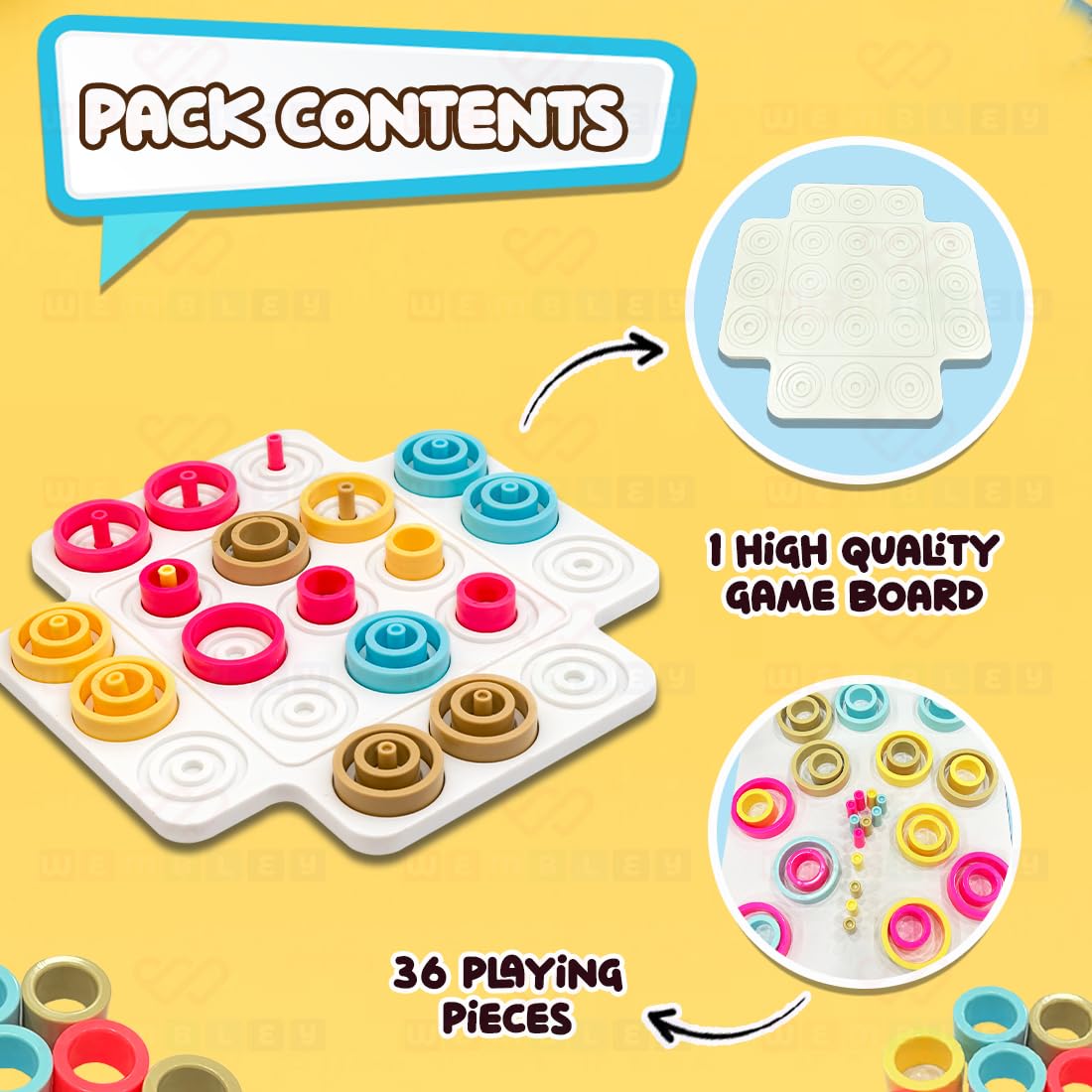 Trip Trap Strategy Indoor Board Game for Kids & Adults