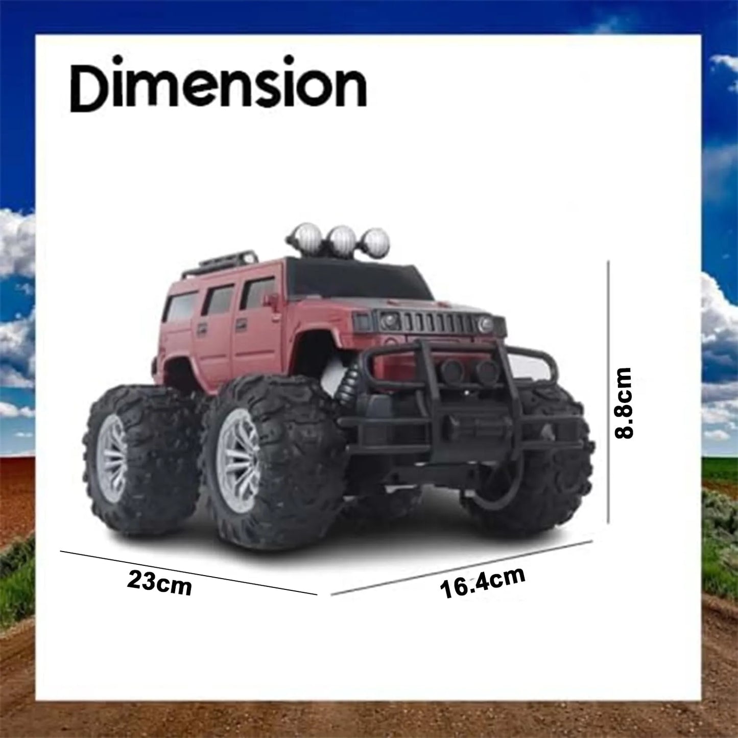 Rechargeable Remote Control Car Off Roader (Adventure Hummer)