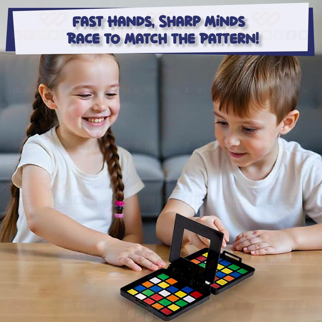 Color Clash Speed & Strategy Tiles Cube Puzzle Game