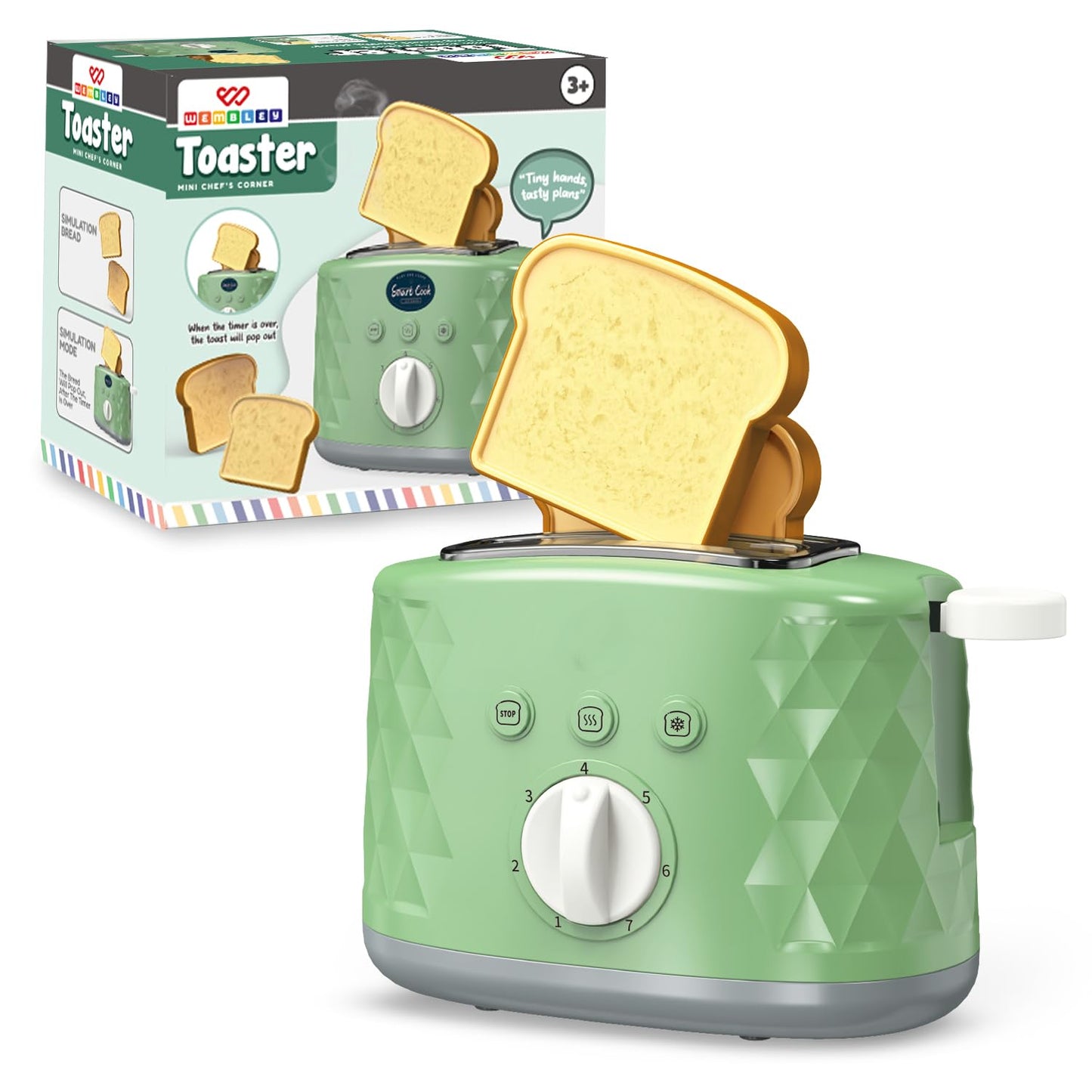 Mini Chef’s Corner Pop Up Toaster Pretend Play Kitchen Set