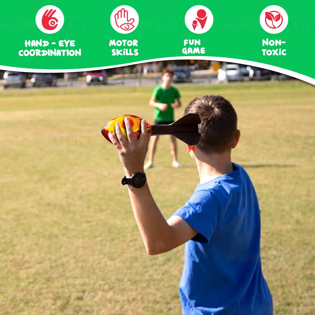 Missile Foam Rocket Toy with Whistling Sound (Yellow)