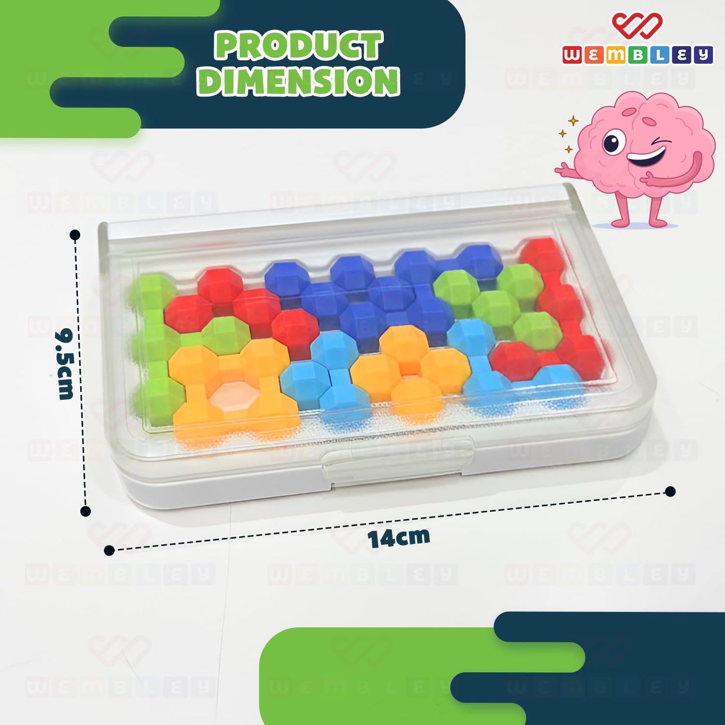 3D Metal IQ Brain Riddle Smart Strategic Puzzle Set