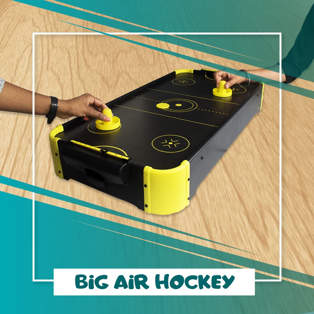 Electric Powered Air Hockey Game for Kids (Big)