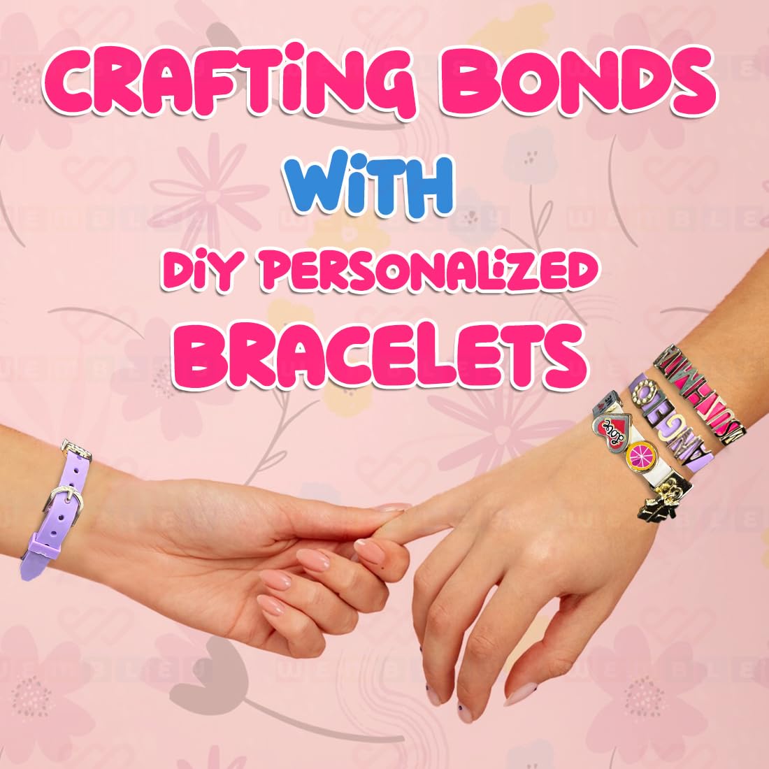 DIY Unique Friendship Band Making Kit with Charms & Bands