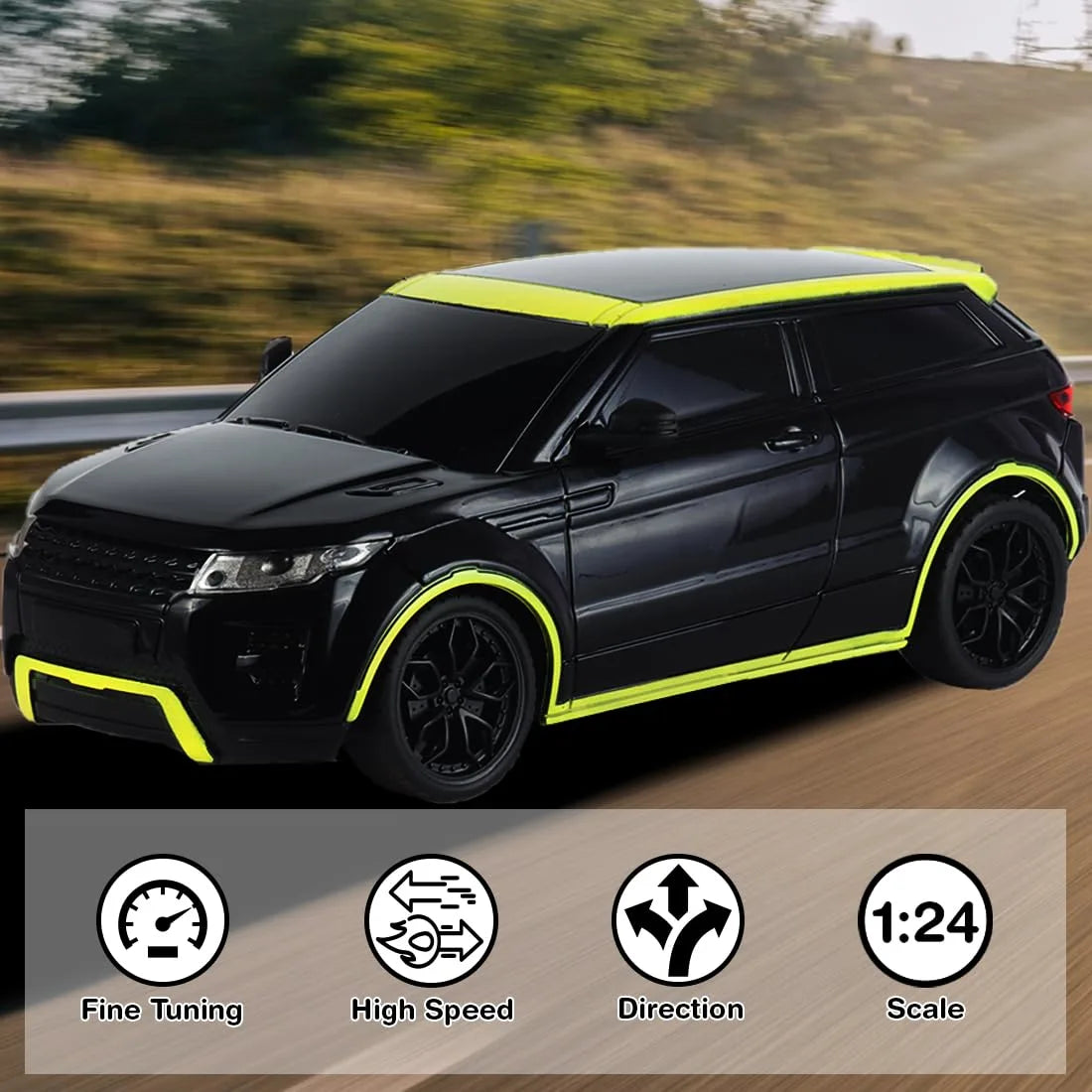 Rechargeable 1:24 Scale Remote Control Car (Range Rover)