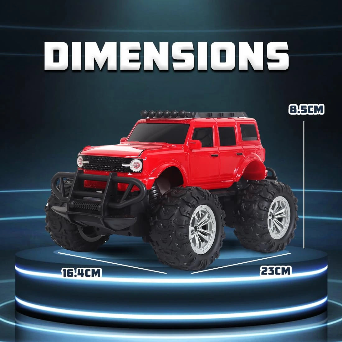Rechargeable Remote Control Car Monster Truck (Adventure Ford)