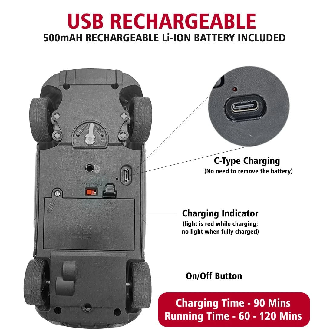 Rechargeable Remote Control Car - Range Rover
