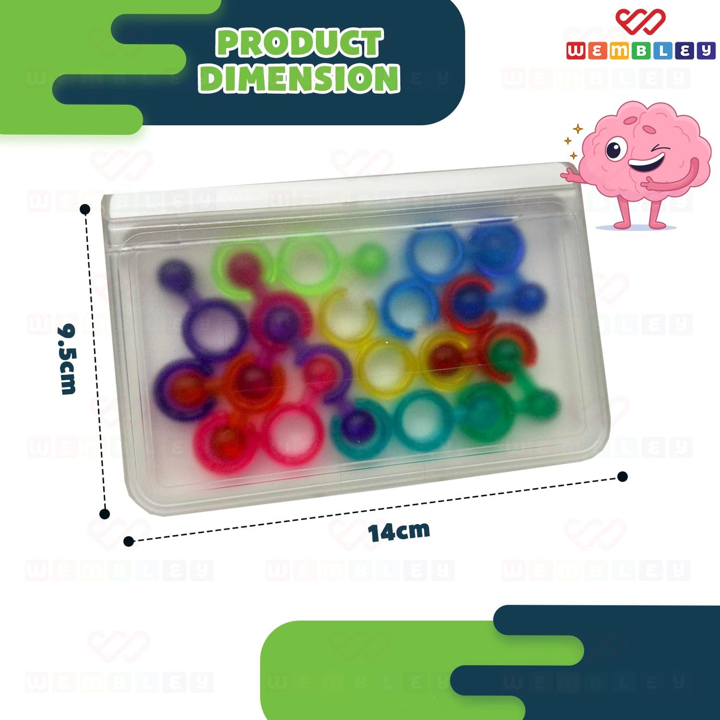 IQ Brain Riddle Smart Puzzle Game Set for Kids & Adults