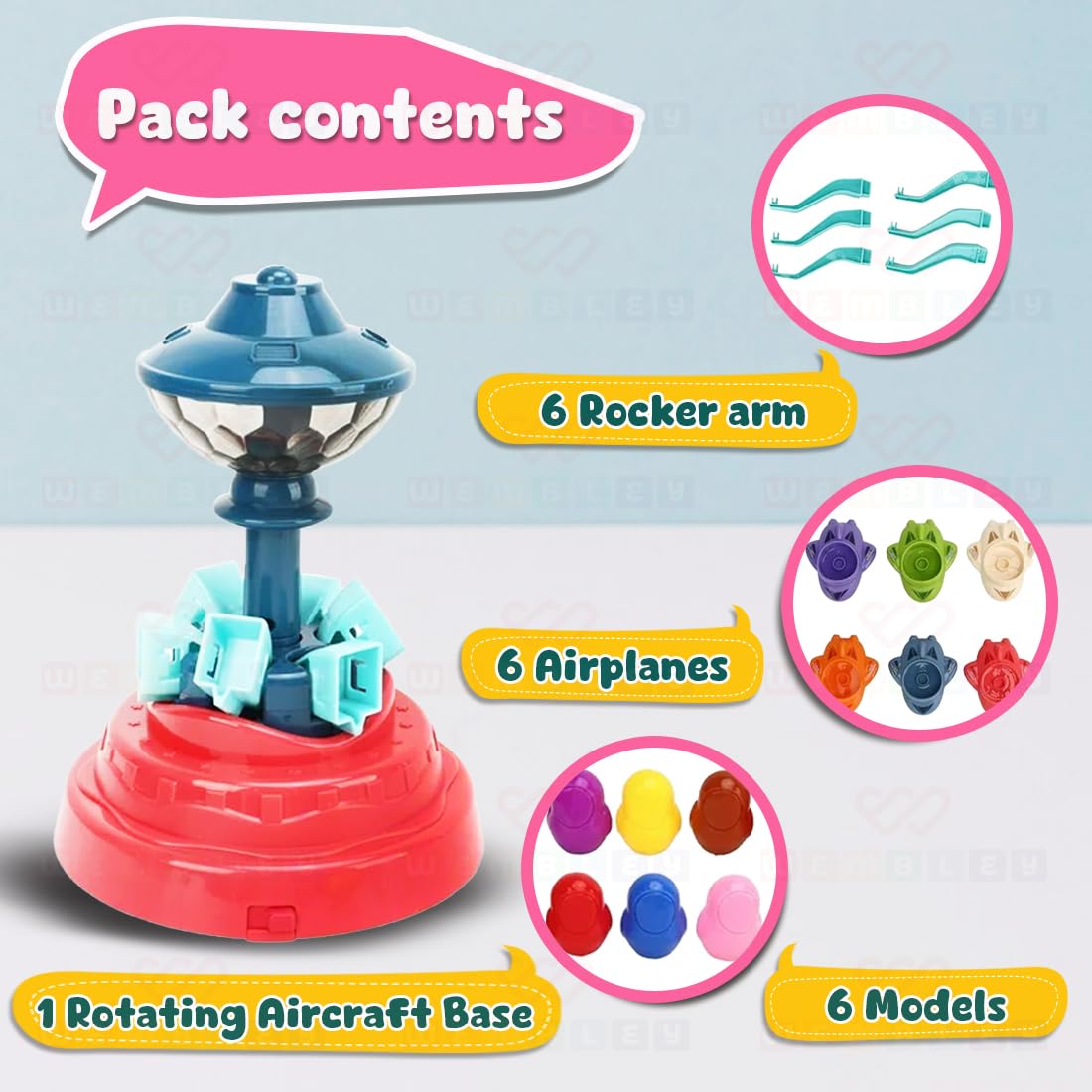 Rotating Musical Merry-Go-Round Toy with Lights & Sound