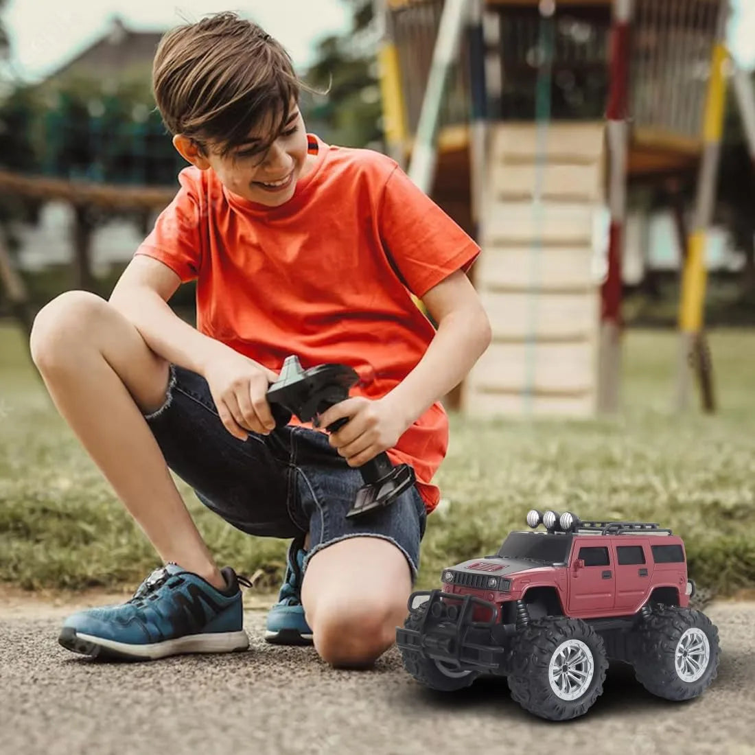 Rechargeable Remote Control Car Off Roader (Adventure Hummer)