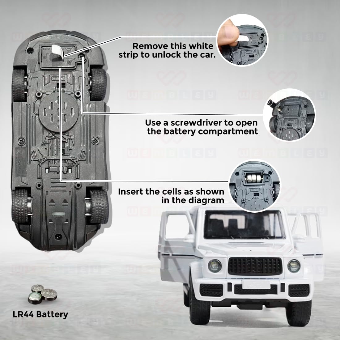 Metal Pull Back Toy Die-cast Model Car (Mercedes-Benz)