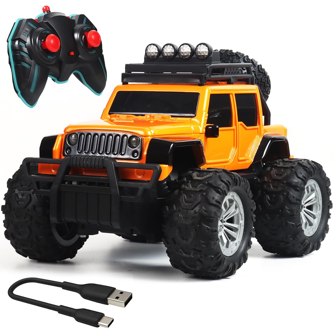 Rechargeable Remote Control Off Roader Car (Adventure Jeep)