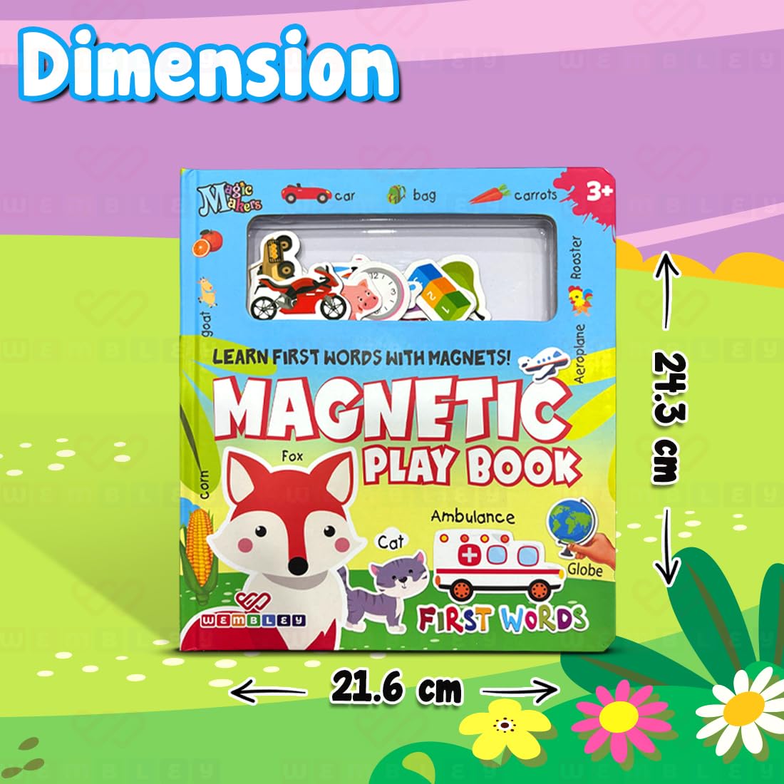 My First Words Magnetic Playbook Set (Words)
