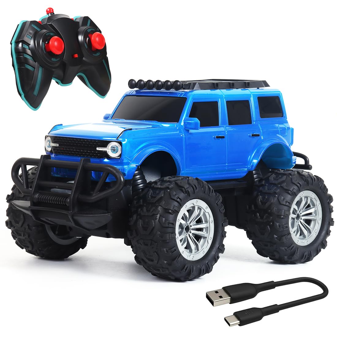 Rechargeable Remote Control Car Monster Truck (Adventure Ford)