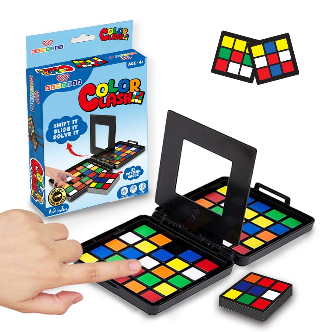 Color Clash Speed & Strategy Tiles Cube Puzzle Game