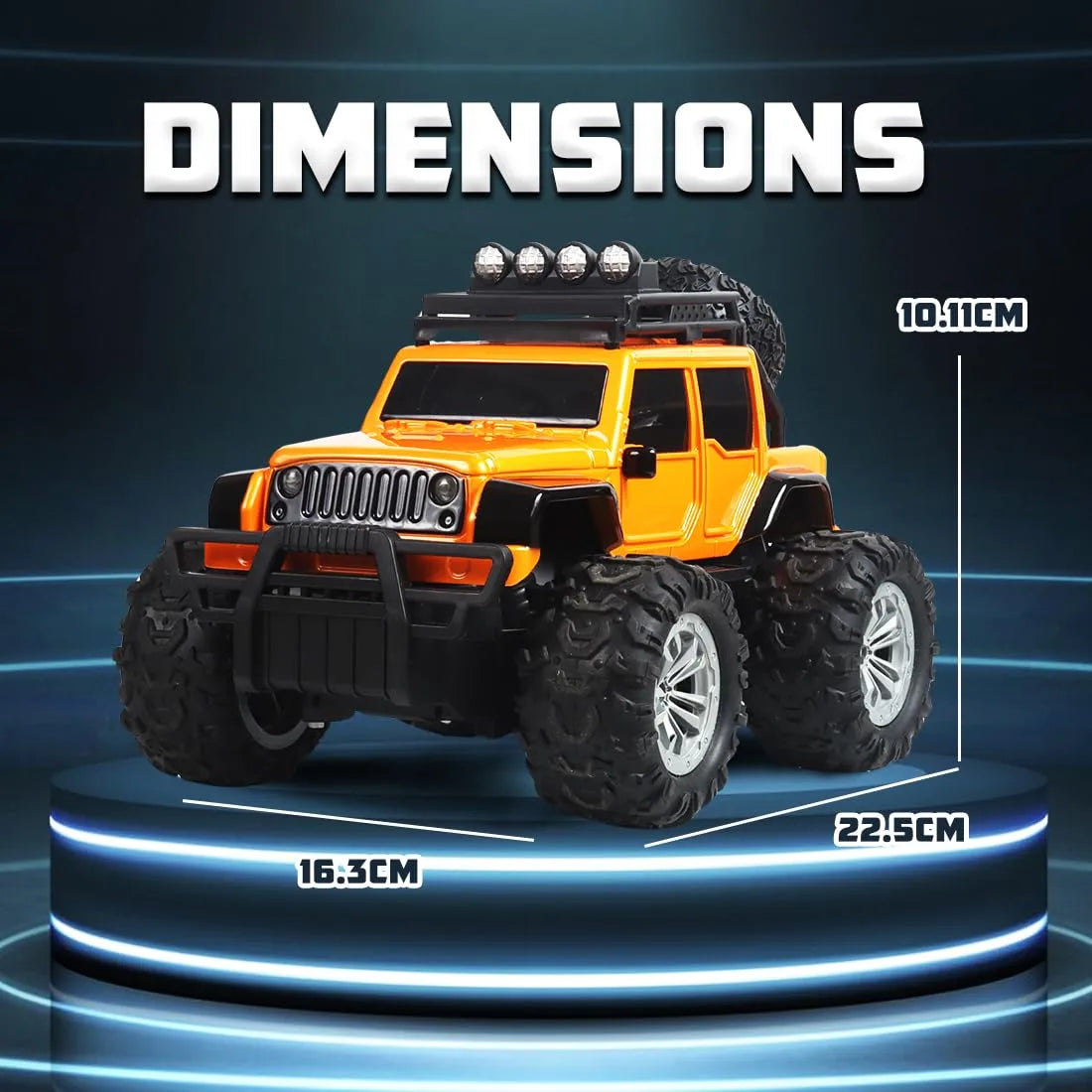 Rechargeable Remote Control Off Roader Car (Adventure Jeep)