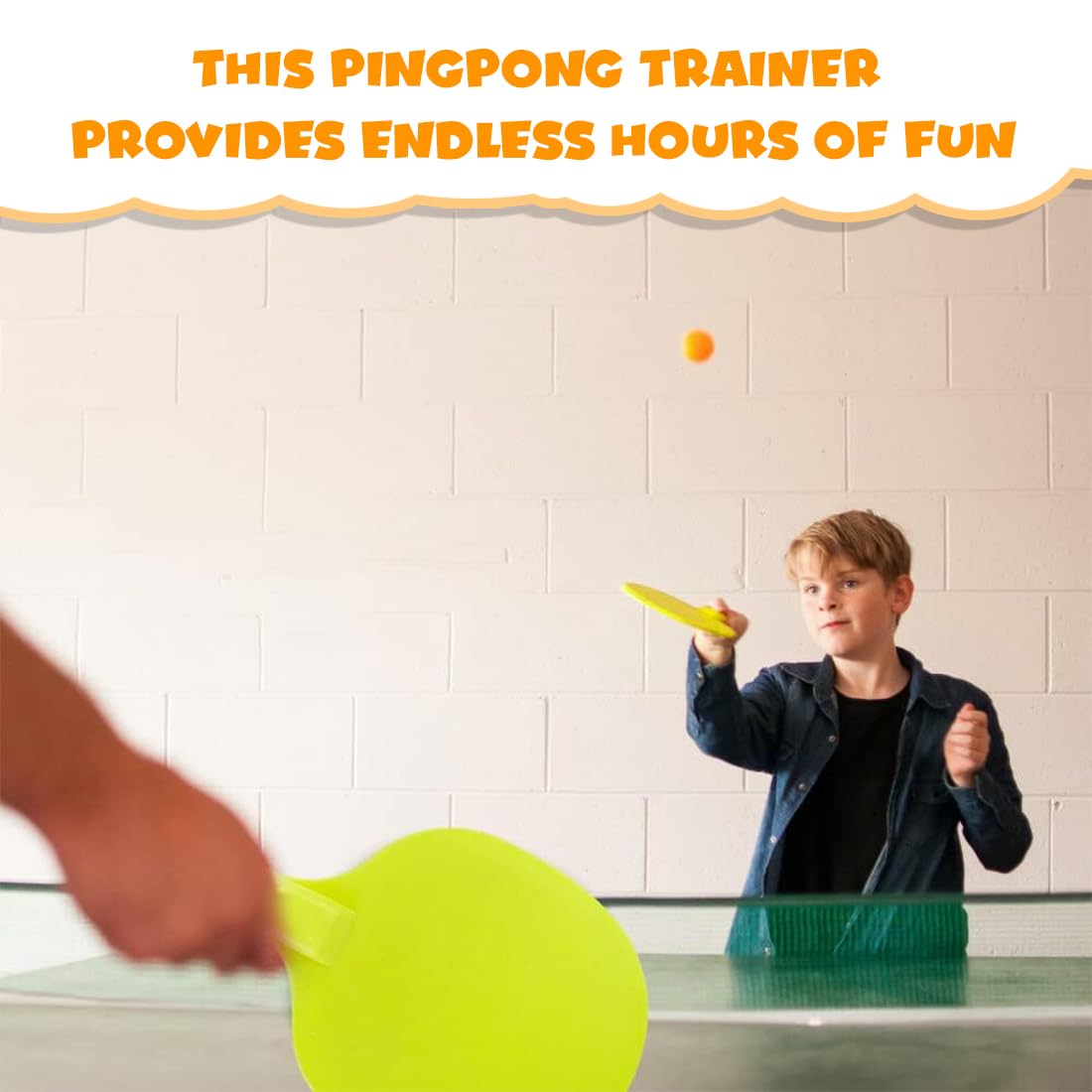 Hanging Table Tennis Indoor Playset with 2 Paddles (Multicolor, 2 Player)