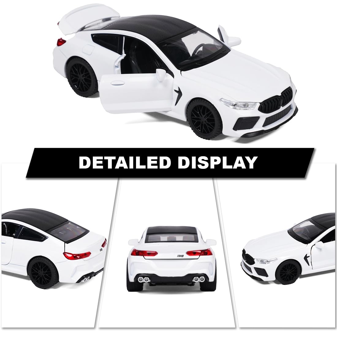 Metal Pull Back Toy Die-cast Model Car (BMW)