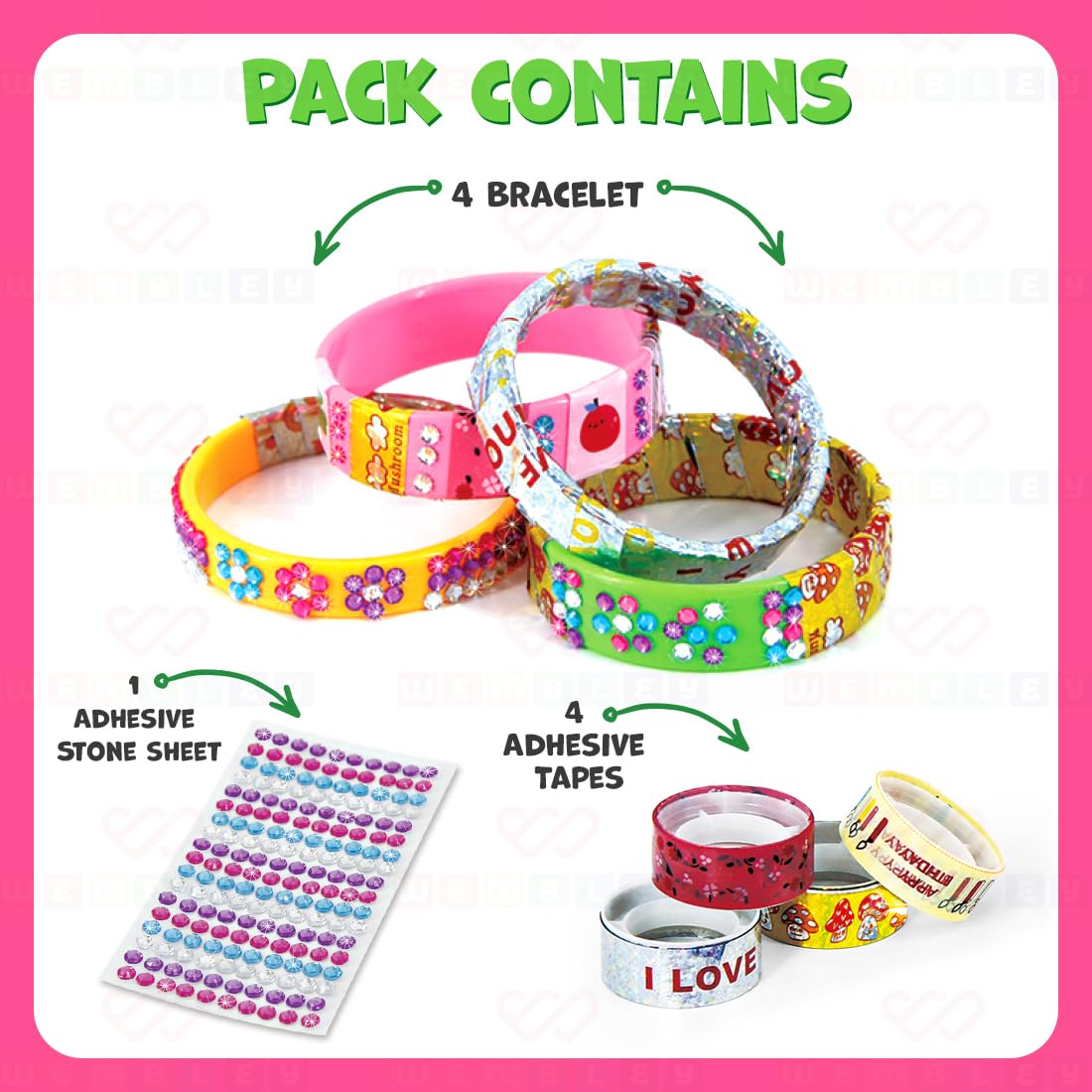 Jewel Magic DIY Bracelet Making Kit (4 Styles)