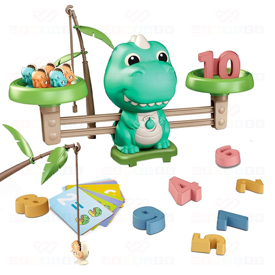 2-In-1 Dino Balancing Toy for Counting & Number Learning