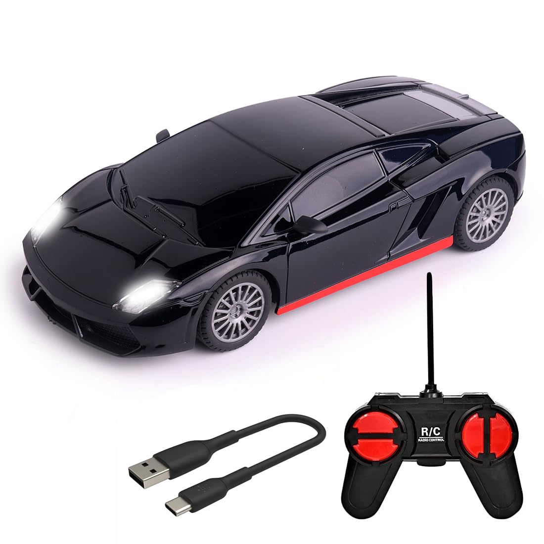 1:24 Scale Rechargeable Remote Control Car (Lamborghini)