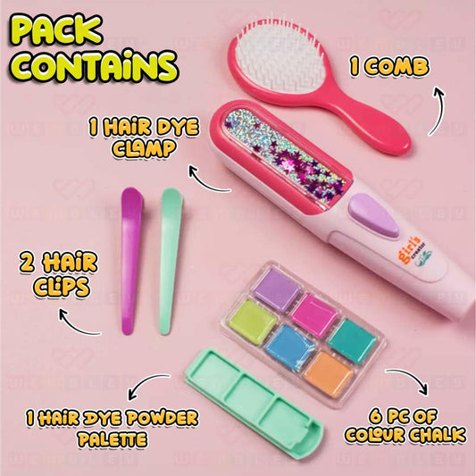 DIY Non-Toxic Hair Dyeing Salon Kit for Kids