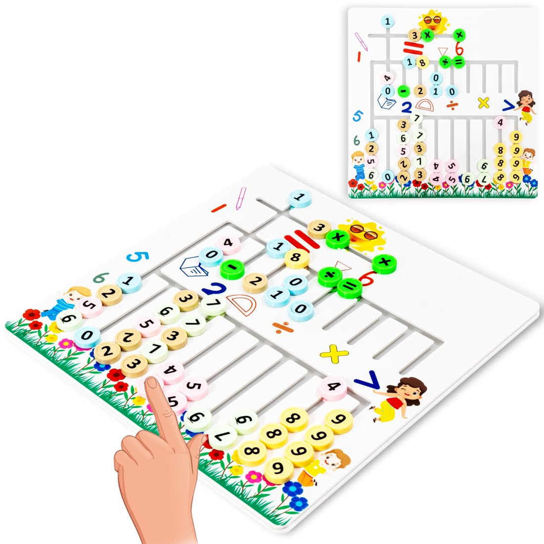 Montessori Learning Sliding Puzzle Educational Math Game