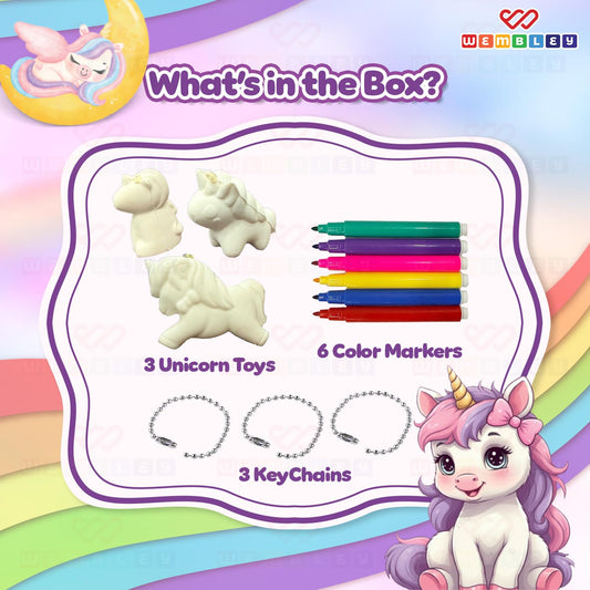 DIY Squishy Unicorn 3D Art & Craft Set for Kids