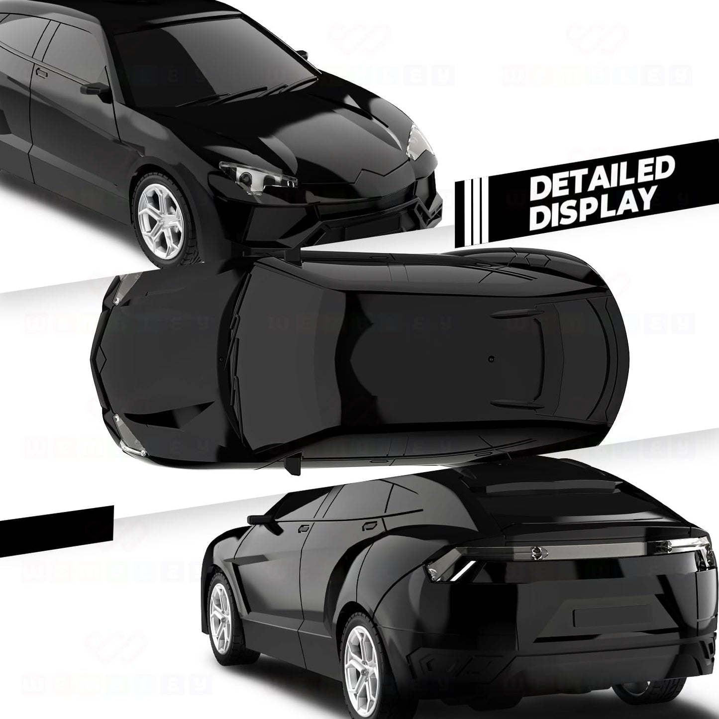 1:24 Scale Multi-Directional Rechargeable Toy Car with 27MHz Remote Control