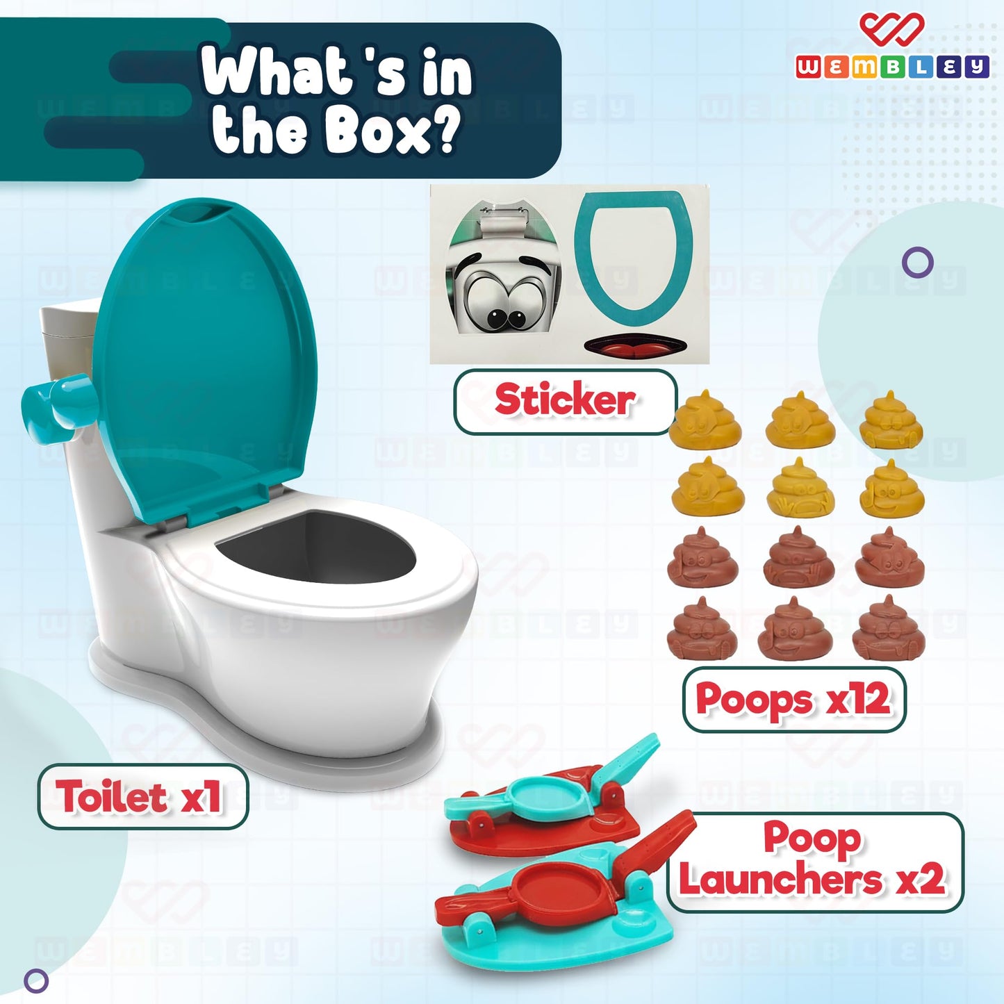 Shoot The Poop, Fun Indoor Game Set