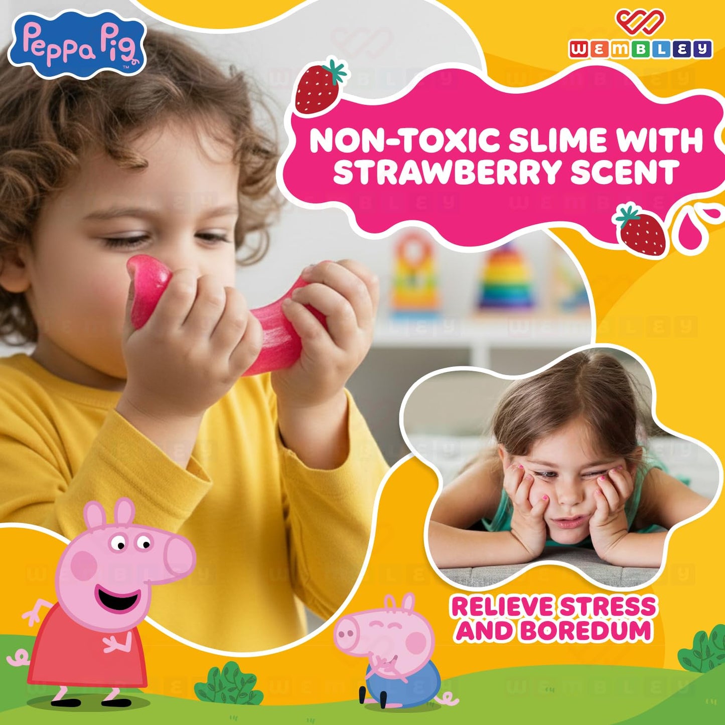 Peppa Pig-Themed Non-Toxic DIY Slime Making Kit