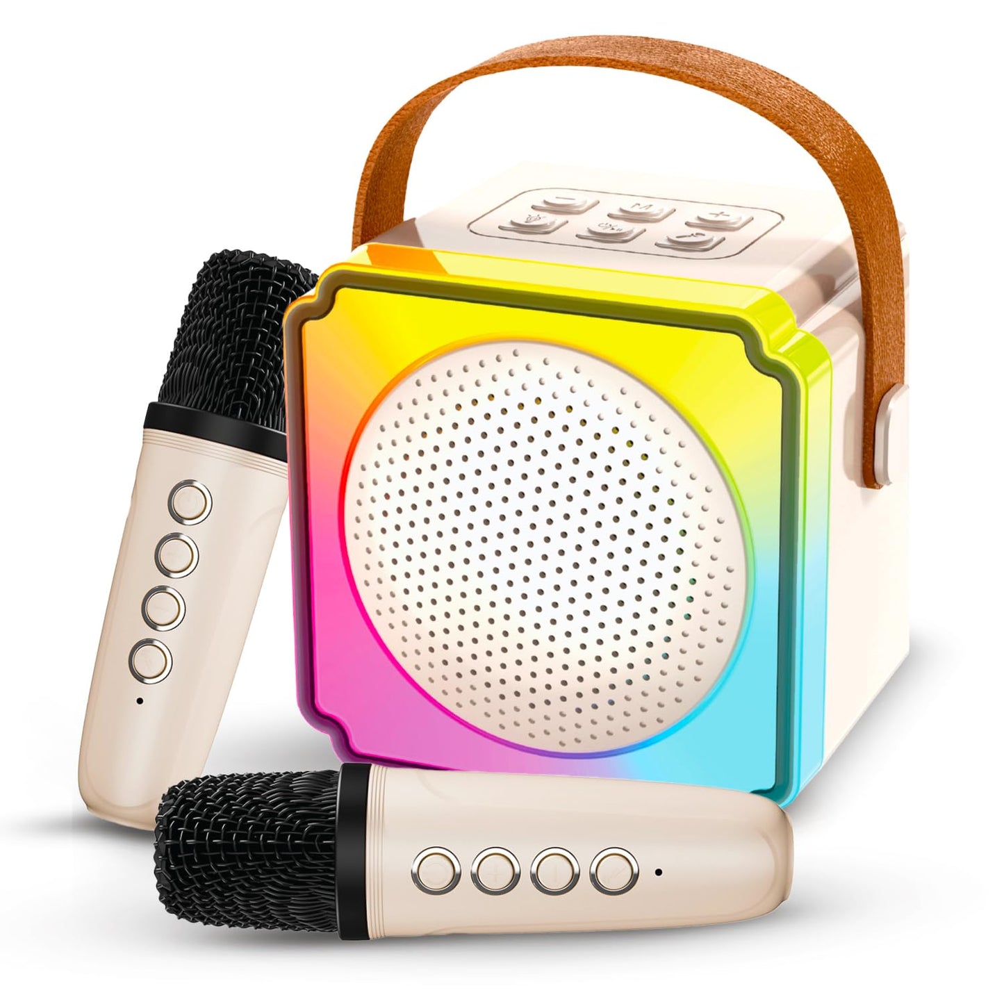 Wireless Karaoke Speaker Set with Two Premium Microphones