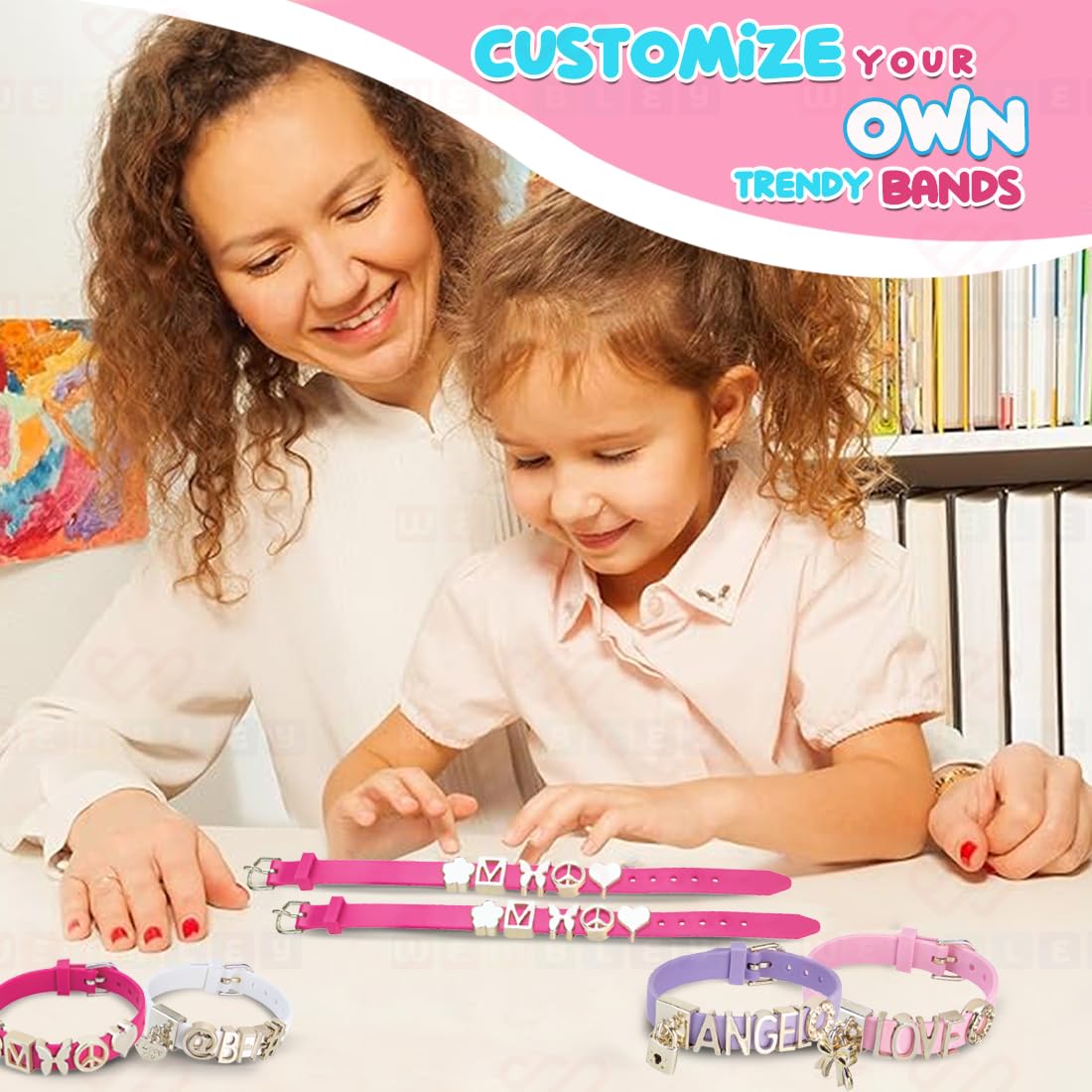 DIY Unique Friendship Band Making Kit with Charms & Bands