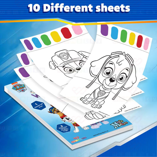 Paw Patrol Watercolor Painting Book