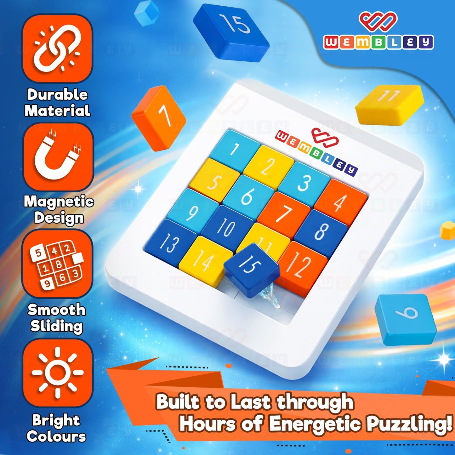 Magnetic Drift Number Puzzle Set for Kids & Adults