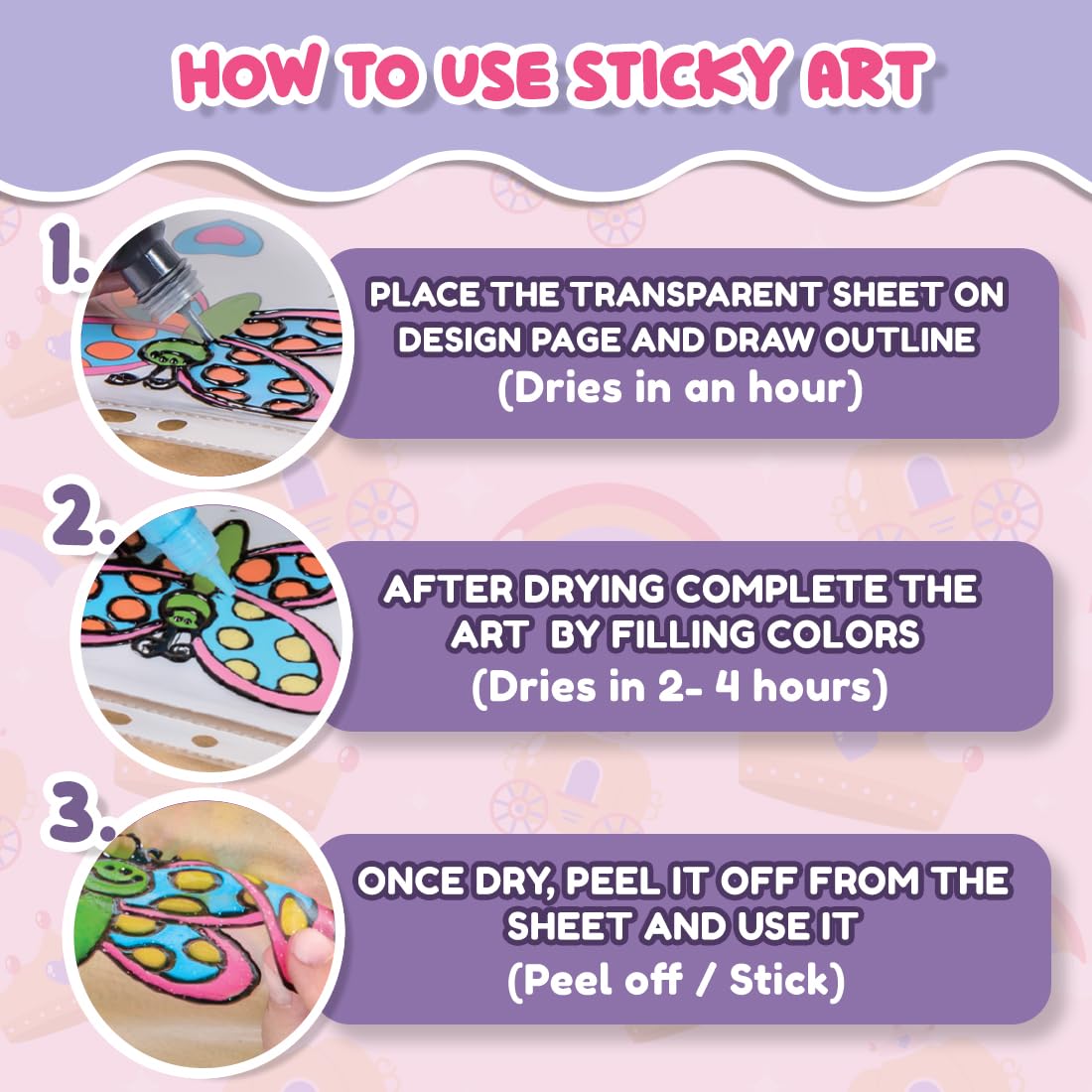 DIY 3D Window Art Glass Painting Set (Princess)