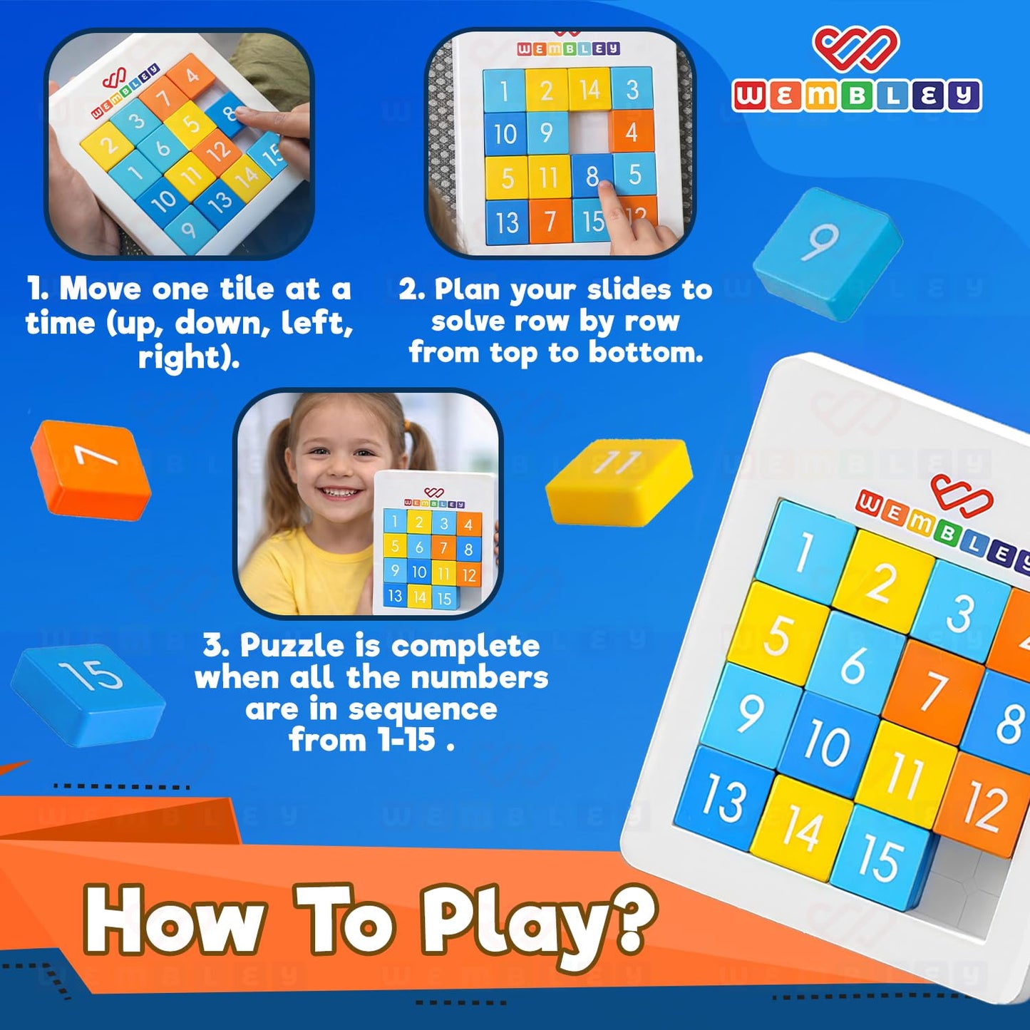 Magnetic Drift Number Puzzle Set for Kids & Adults