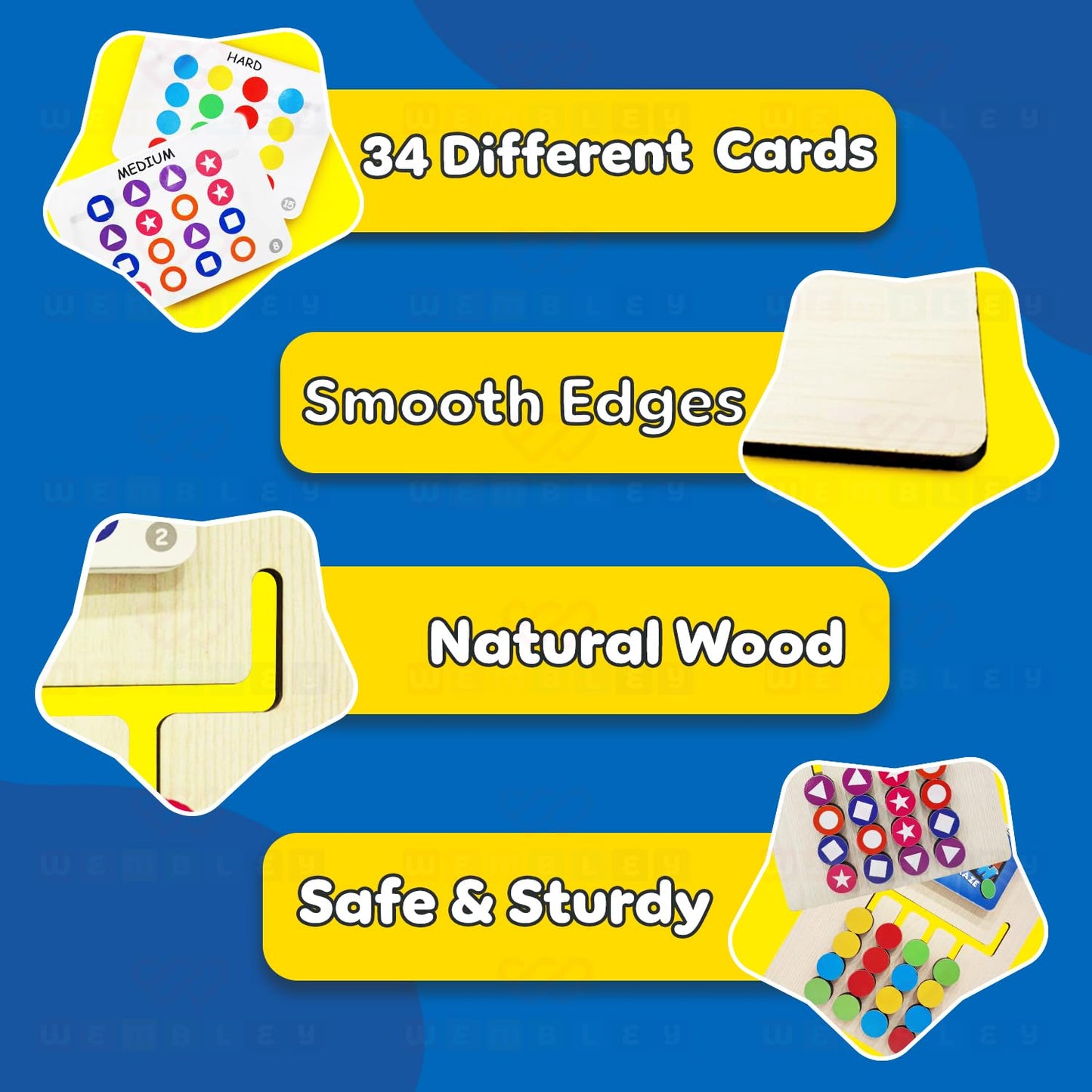 Montessori 2-in-1 Color & Shape Matching Puzzle for Kids
