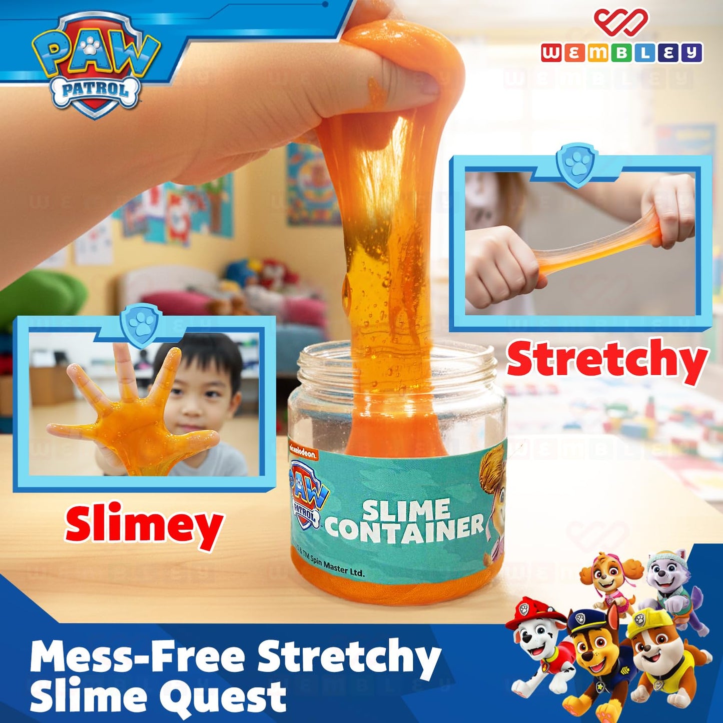 Paw Patrol-Themed Non-Toxic DIY Slime Making Kit