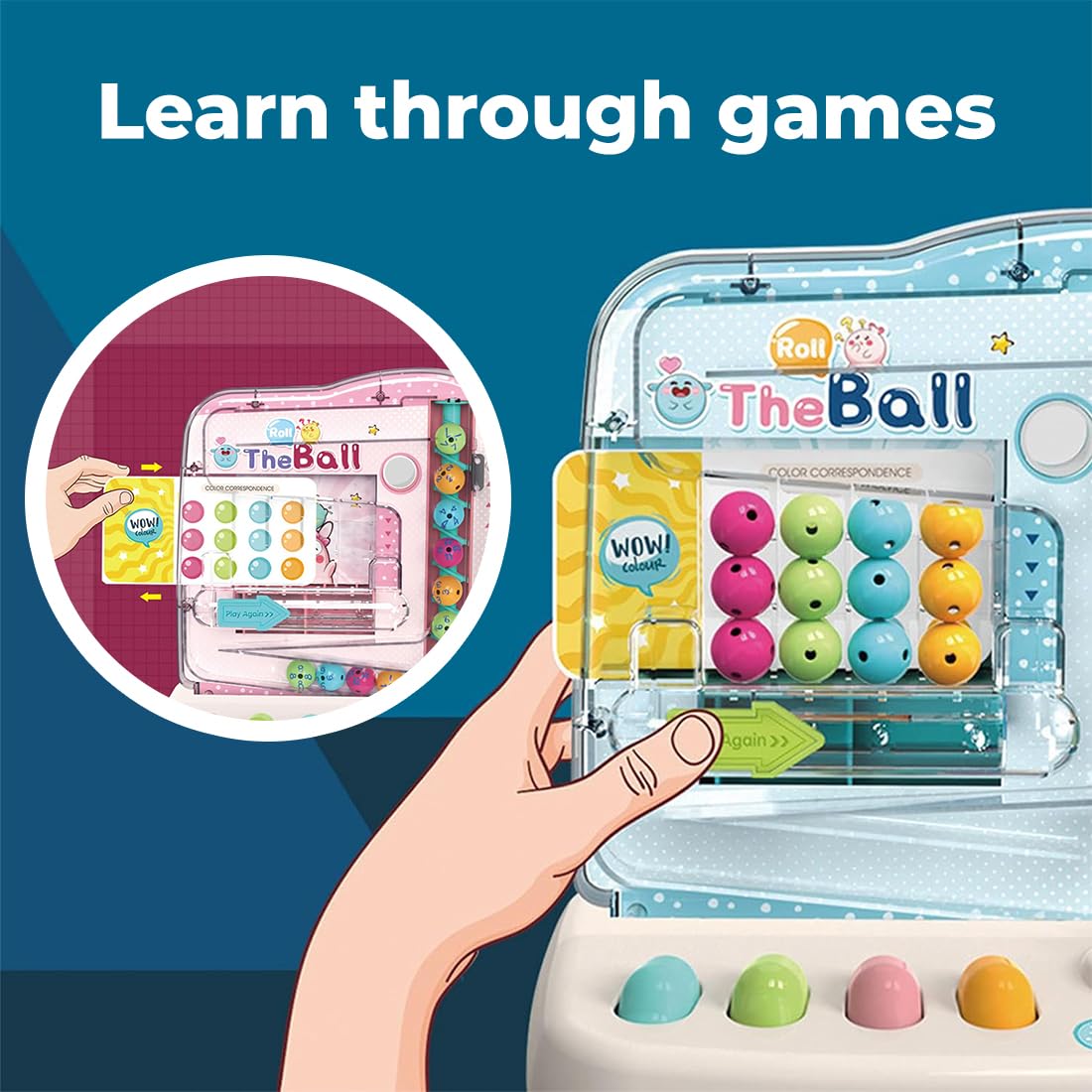 Wembley Rolling Ball Early Learning Educational Toy For Kids Stem Sens ...