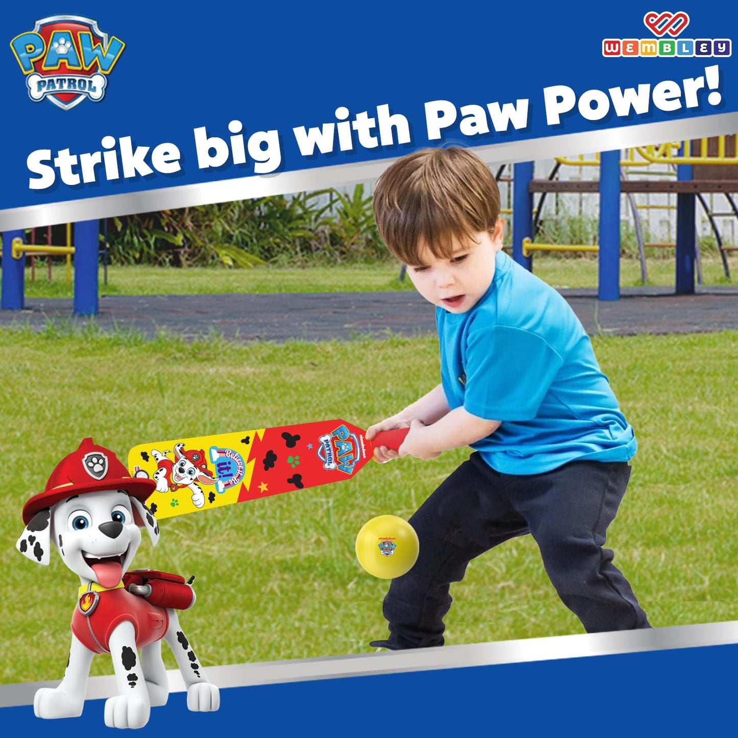 Paw Patrol Foam Bat Ball Set (Marshall)