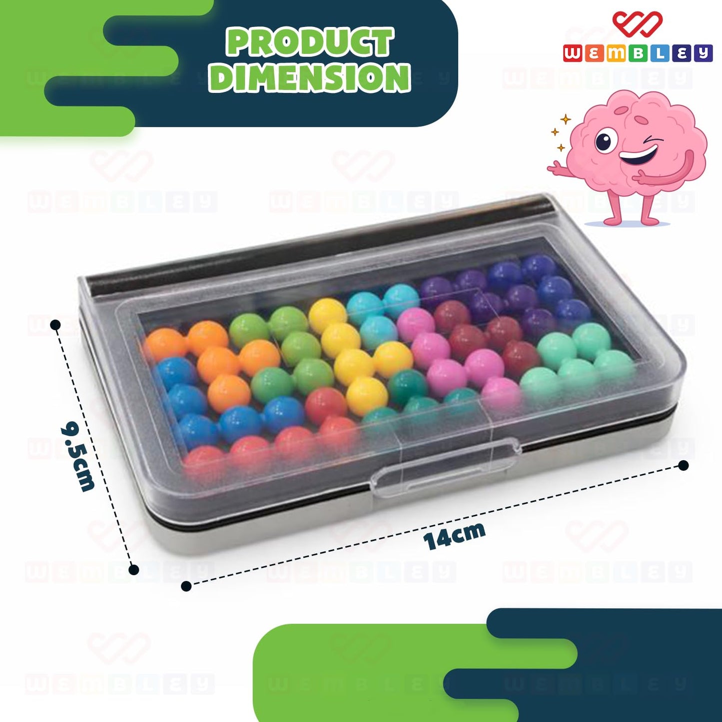 Brain Riddle Smart Puzzle Set with 120 Challenges